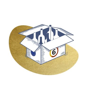 Wijnpakket | Luxe Wijn & Spijs - 6 x Mix