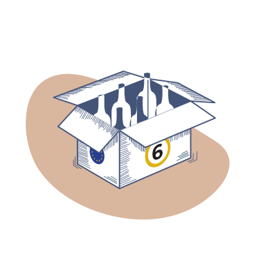 Wijnpakket | Ontdek Europa - 6 x Wit 